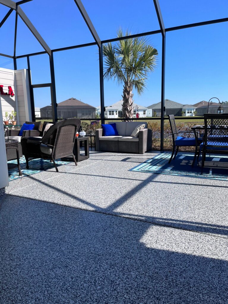 Baby, it’s cold outside! Concrete Coatings Give the Gift of MORE Usable Space.