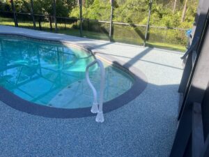 rubberized surfaces for pool decks