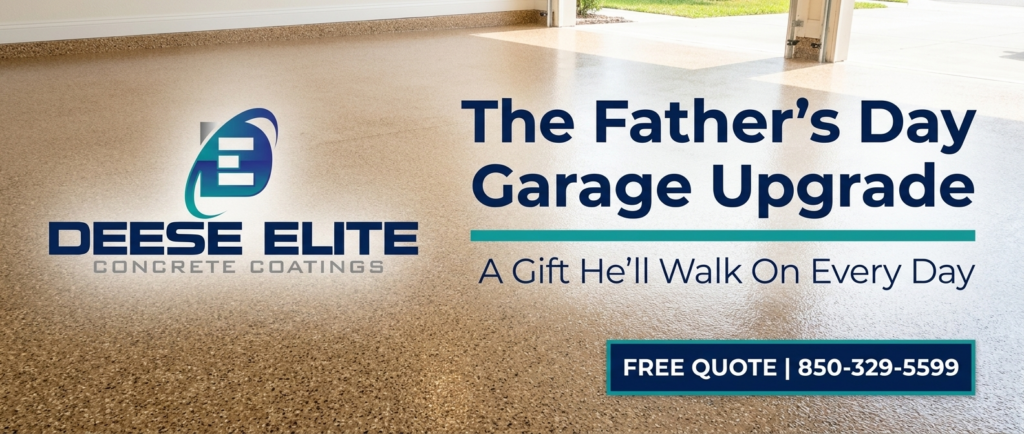 The Father’s Day Garage Upgrade: A Polyurea Polyaspartic Garage Floor Coating He’ll Walk On Every Day